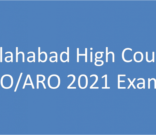 NTA Allahabad High Court RO ARO Recruitment 2021 - इलाहबाद हाईकोर्ट में आरओ व एआरओ के 396 पदों पर भर्ती- Allahabad High Court RO ARO Recruitment 2021