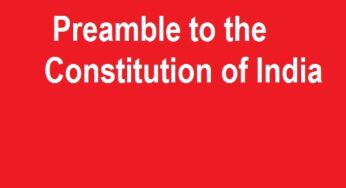 भारतीय संविधान की उद्देशिका क्या है- संविधान प्रस्तावना