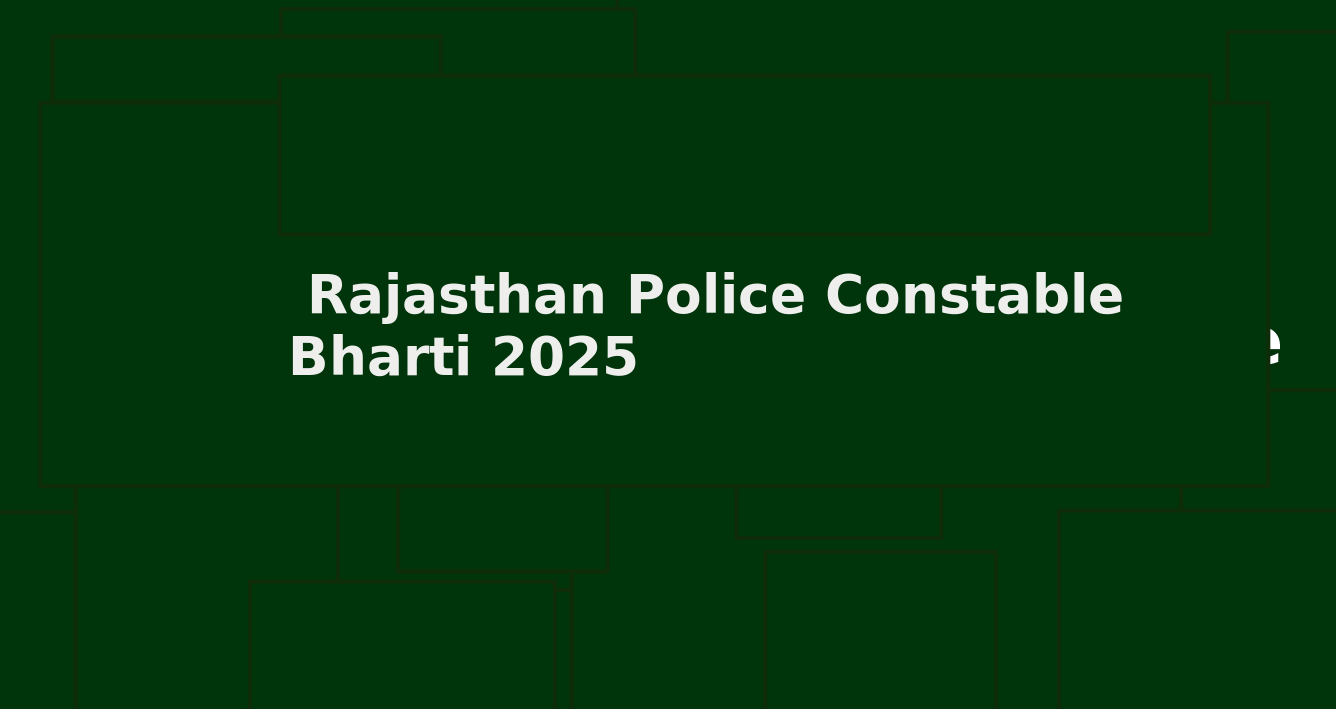 Rajasthan Police Constable 2025 28 April