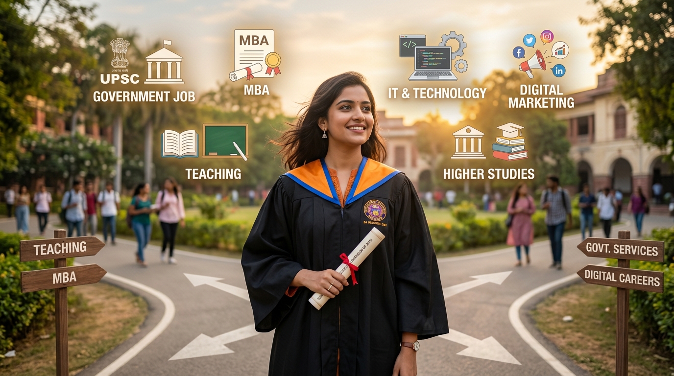 BA के बाद क्या करें - Career After BA - BA ke baad Career Vikalp Kya hai