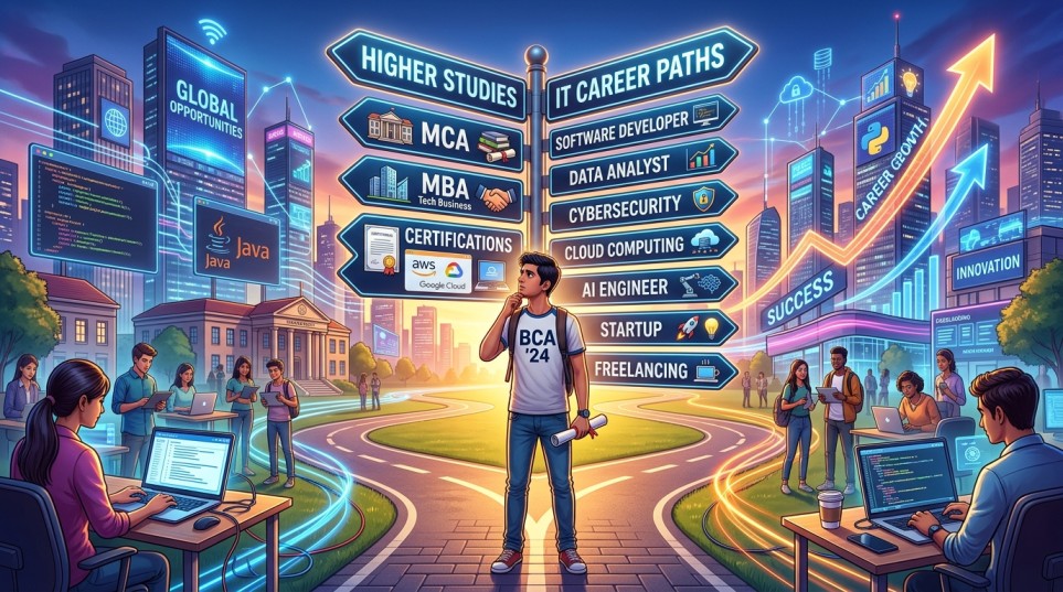 BCA के बाद Career Options - BCA करने के बाद क्या करें