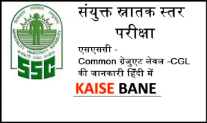 SSC CGL परीक्षा SSC-एसएससी- संयुक्त स्नातक स्तरीय परीक्षा - कॉमन ग्रेजुएट लेवल - SSC CGL की जानकारी हिंदी में - SSC CGL 2017- syllabus of SSC Exam - Pattern of SSC CGL in Hindi