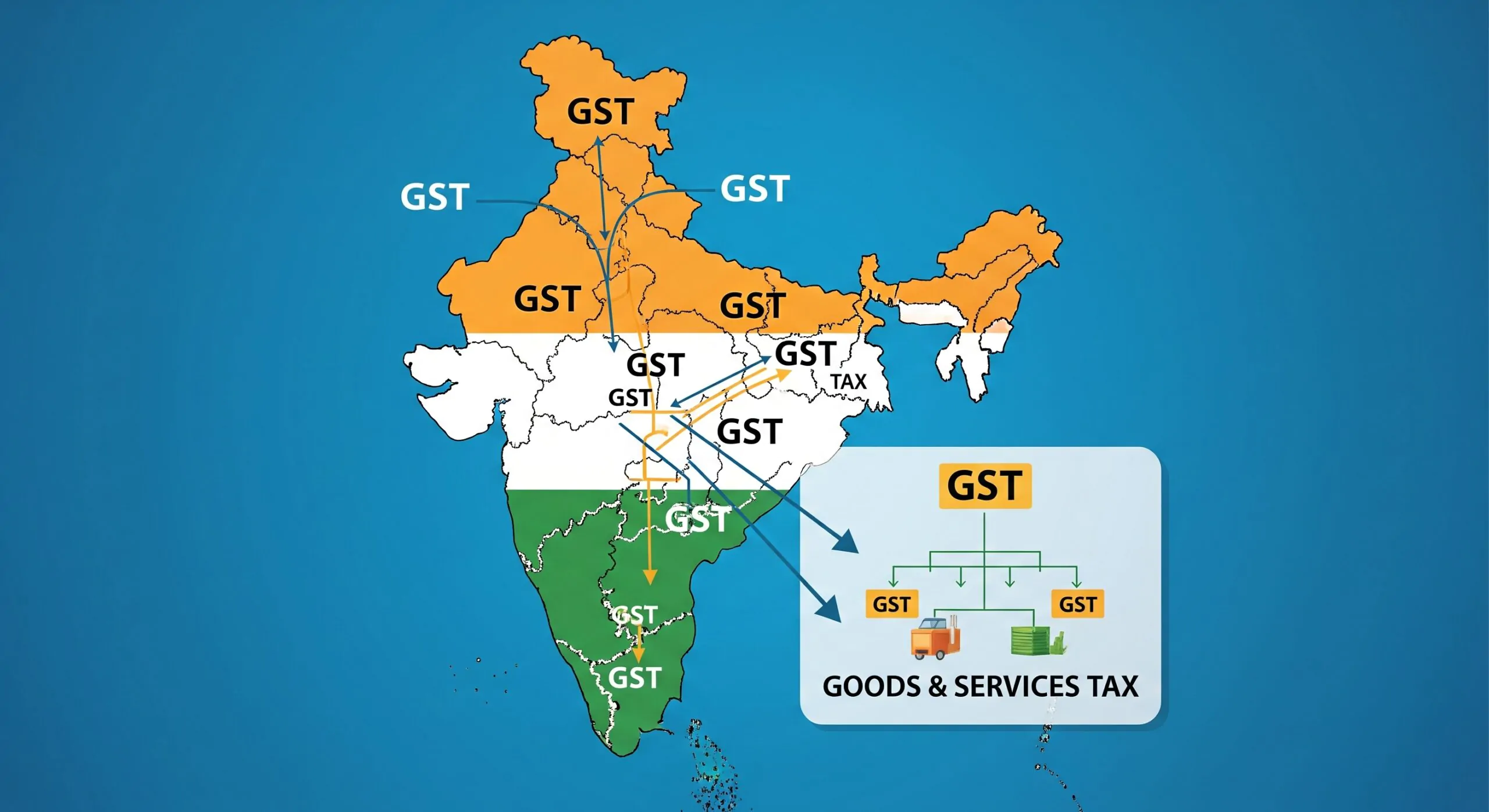 डाउनलोड कीजिये भारत में GST से सम्बंधित परीक्षा उपयोगी प्रश्न -Download GST PDF