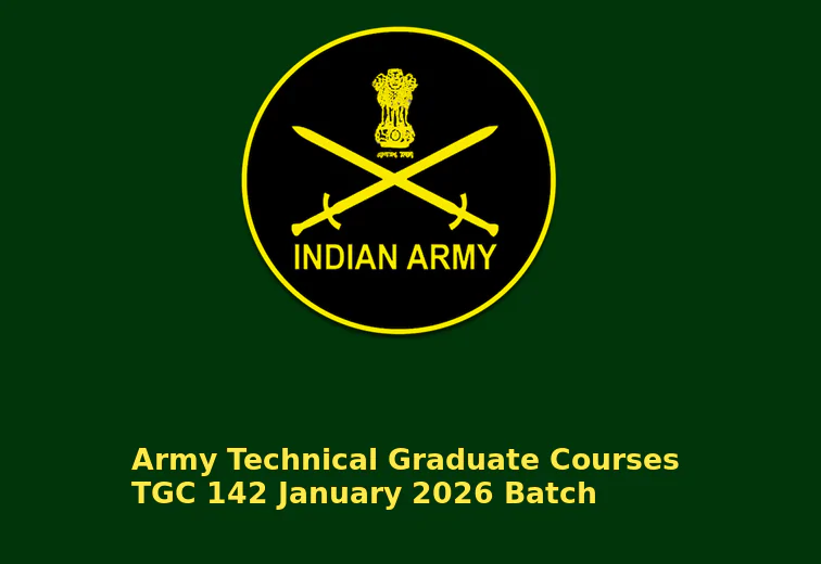 Army Technical Graduate Courses TGC 142 January 2026 Batch