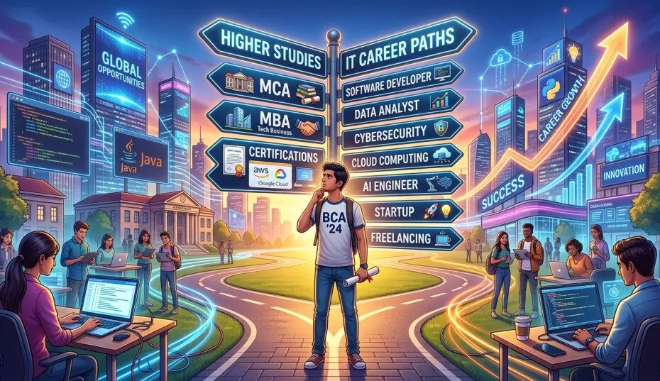 BCA के बाद Career Options - BCA करने के बाद क्या करें